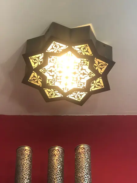 Светильник для хамама WO-30YA, латунь