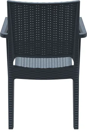 Кресло пластиковое Siesta Ibiza, dark grey