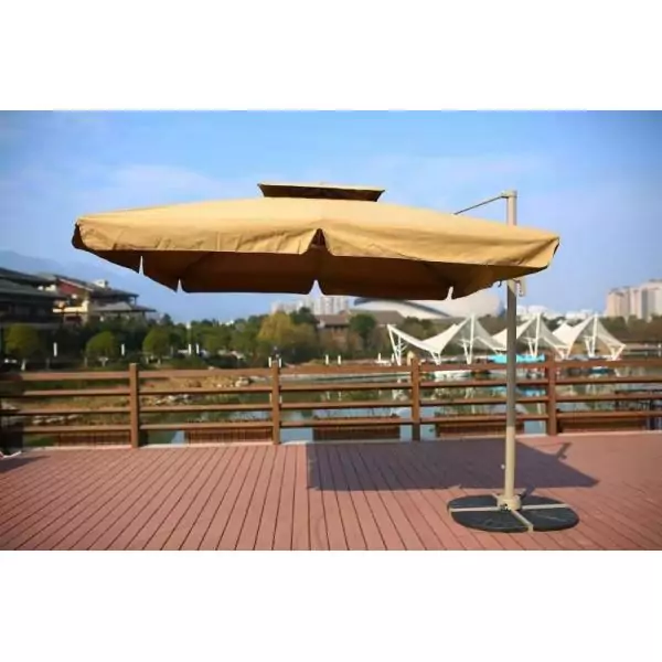 Зонт для кафе AFM-250SDB-Dark Beige 2,5x2,5