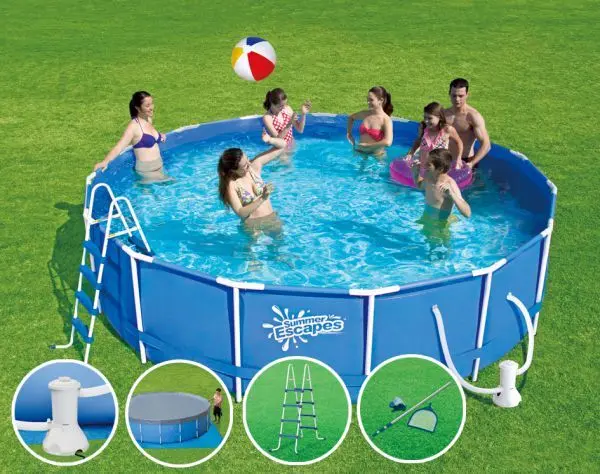 Каркасный бассейн Summer Escapes 488х132см, фильтр-насос и аксессуары в комплекте, Р20-1652-B