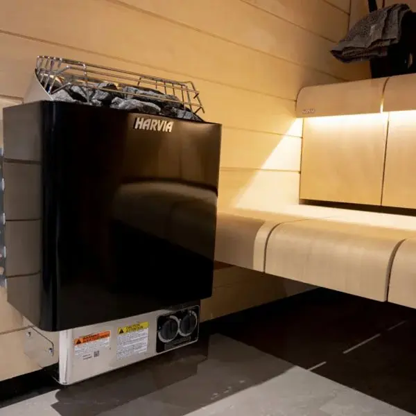 Электрическая печь для сауны Harvia Trendi KIP60 Black со встроенным пультом в интернет-магазине WellMart24.com
