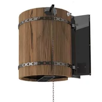 Обливное устройство "Ливень" 50 литров, термообработанная древесина