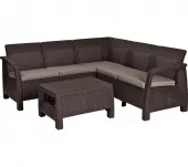 Комплект садовой мебели Keter Corfu Relax set, brown