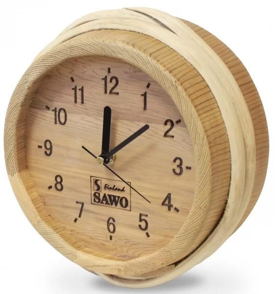Часы деревянные Sawo 530-D, вне сауны