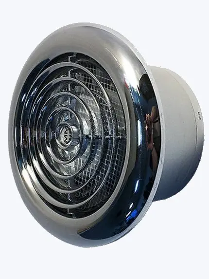 Вентилятор для хамама Mmotors MM LUX CHROME 100/110 (+80°С), с клапаном