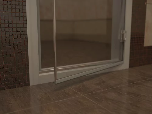 Дверь для турецкой парной DoorWood 700мм х 1900мм, стекло бронза