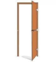 Дверь для сауны Sawo 730-3SGD-R, 690 х 1890 мм, без порога, стекло бронза, коробка кедр, правая