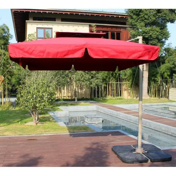 Зонт для кафе AFM-300SQR-Red 3,0x3,0