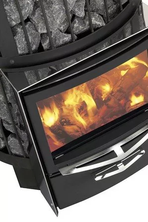Печка камин для бани и сауны Harvia Legend 300, WK300LD, корпус корзина для камней