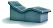 Лежак для хамама Teplofom Corpo 650х1583мм
