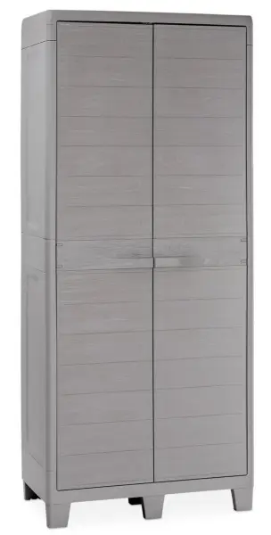 Пластиковый шкаф Toomax Woody's XL (3 полки), серый
