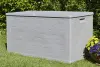Садовый ящик-сундук пластиковый Toomax Wood Line 420L, grey