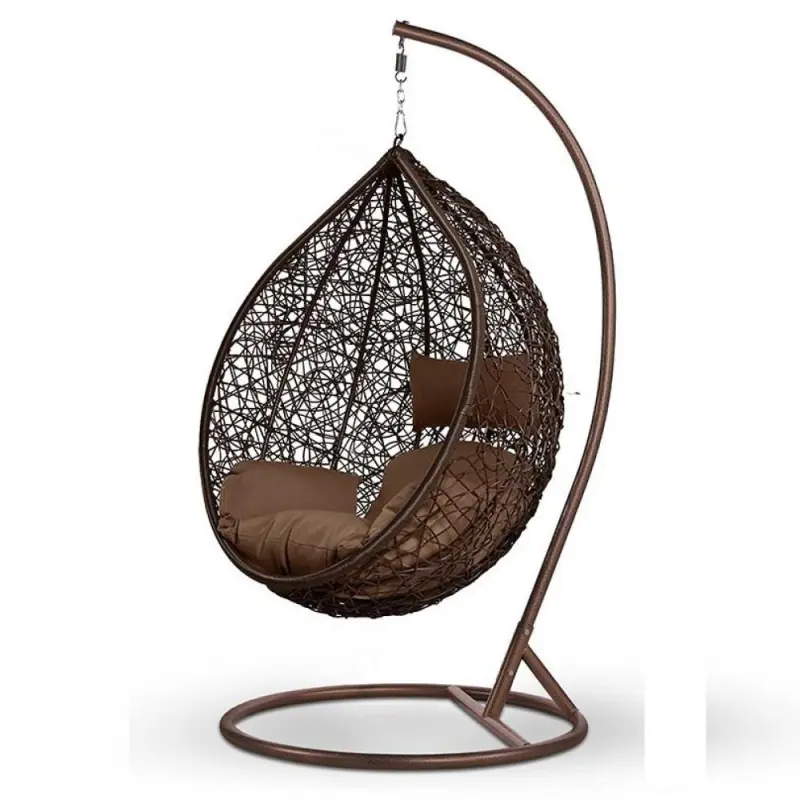 Подвесное кресло из искусственного ротанга AFM-168A-XL Brown