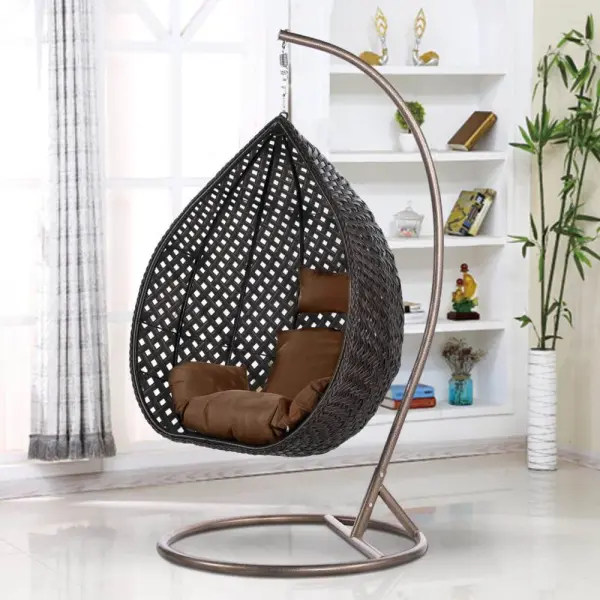 Подвесное кресло из искусственного ротанга AFM-250B-XL Brown