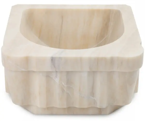 Курна мраморная КМ12 (400х400х200) вес 51,5 кг
