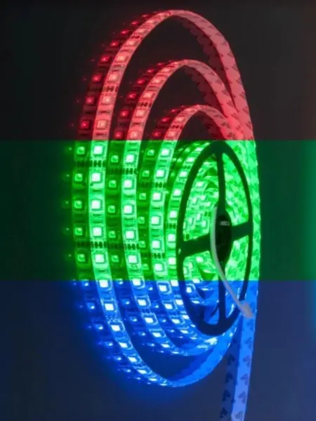 Светодиодная лента для хамама WML-60-RGB, IP67, 5м, блок управления и пульт