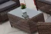 Стол из искусственного ротанга 4SiS Кон Панна, коричневый