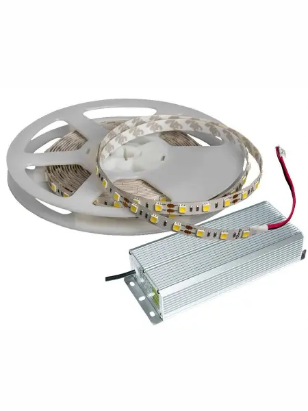 Светодиодная лента для хамама WML-120-W, IP67, 5м, теплый белый