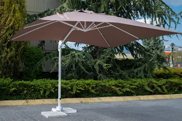 Зонт для кафе Валенсия, 3,0x4,0м, песочный