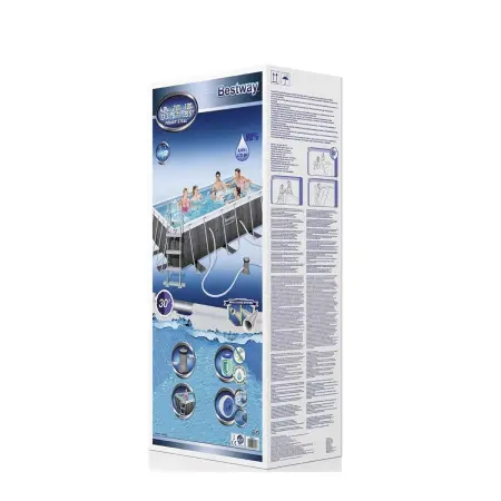 Каркасный бассейн Bestway 412х201х122см, фильтр-насос и лестница в комплекте, 56722