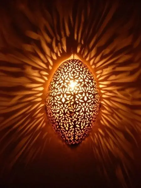 Светильник для хамама MD-152, латунь