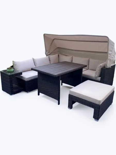 Комплект садовой мебели из искусственного ротанга AFM-320B-T320 Brown