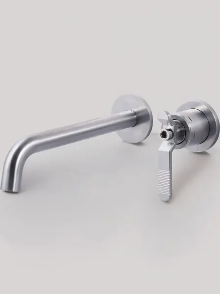 Смеситель для раковины настенный 1760'S, цвет матовый хром, 5530CC