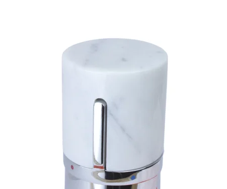 Смеситель настенный из латуни Focus, цвет хром/мрамор, 24686CM