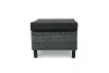 Пуф из искусственного ротанга Mokka Bella small, grey