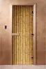 Дверь для сауны DoorWood с фотопечатью А19, 700мм х 1900мм, без порога, коробка ольха