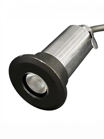 Светодиодный точечный светильник Steam & Water, d=42mm, цвет черный