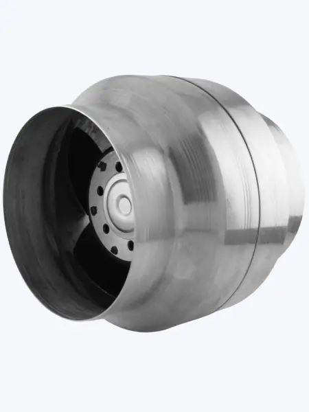 Вентилятор для хамама канальный Mmotors BOK 135/100 (+150°С) с обратным клапаном, 2747
