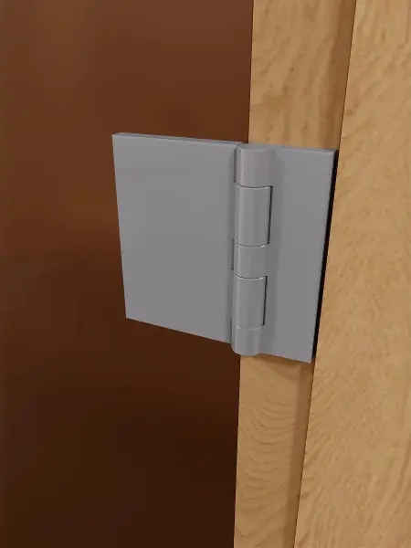 Дверь для сауны DoorWood Favorit, 700мм х 1900мм, без порога, бронза матовая