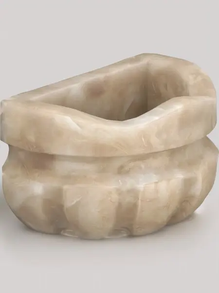 Курна мраморная КМ61 (400х250х200) вес 20 кг