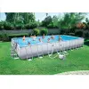 Каркасный бассейн Bestway 956х488х132см, песочный фильтр-насос, тент и лестница в комплекте, 56623