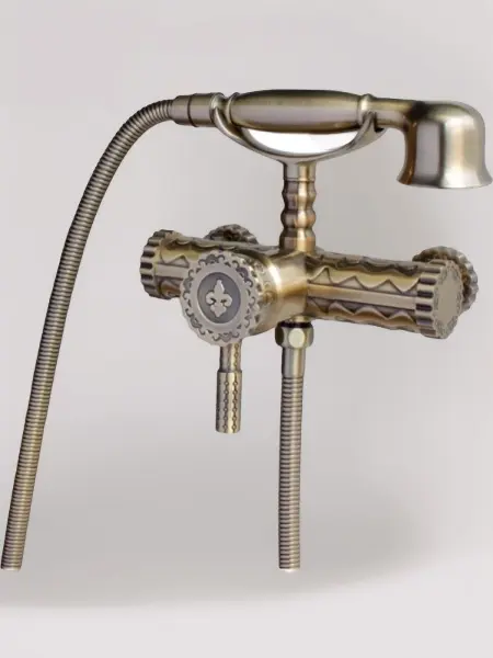 Комплект для душа из латуни Windsor, цвет бронза, 10126