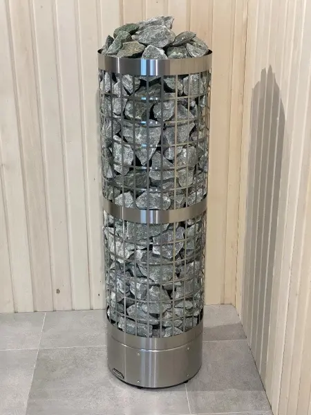 Электрическая печь для сауны и бани Цилиндр 15 кВт, без пульта в интернет-магазине WellMart24.com