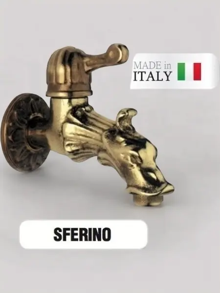 Кран латунный для хамама Morelli Sferino