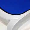 Пластиковый пляжный шезлонг Nardi Alfa, white/blue, белый с голубым, 194 x 85 x 71 см