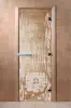 Дверь для сауны DoorWood Волшебный пар, 700 х 1900 мм, без порога, прозрачная, коробка ольха