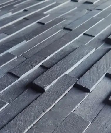 Панель Pharaon Classic сланец чёрный 150х600х10-20мм (уп 7 шт)