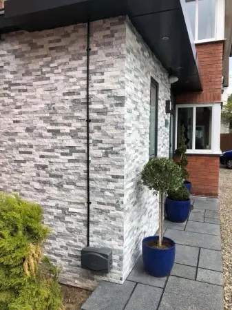 Панель Pharaon Classic кварцит бело-серый 150х600х10-20мм (уп 7 шт)