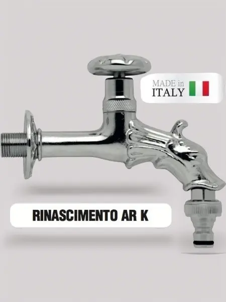 Кран латунный для хамама Morelli Rinascimento Chromato