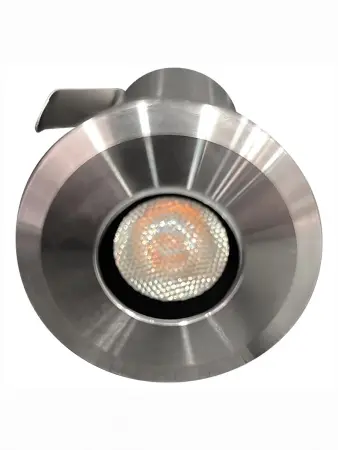 Светодиодный точечный светильник Steam & Water, d=42mm, цвет алюминий