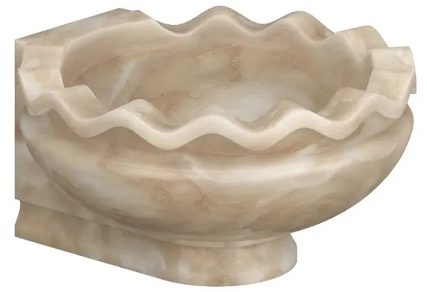Курна мраморная КМ38 (500х500х250) вес 53 кг