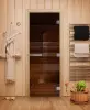 Дверь для сауны DoorWood Эталон Лайт, 800мм х 2000мм, без порога, бронза, коробка осина