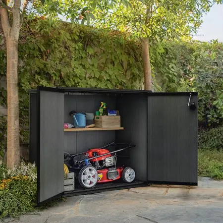 Пластиковый шкаф для улицы Keter Cortina Bella, 1000L