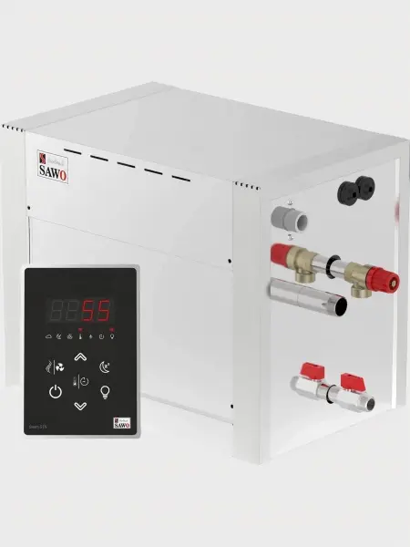 Парогенератор Sawo STE-90-C1/3-V2 для сауны и хамама, 9 кВт с пультом управления