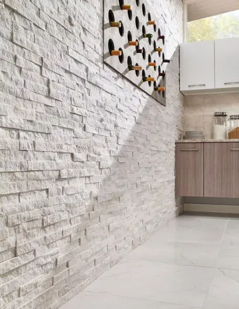 Панель Pharaon Classic кварцит белый 150х600х10-20мм (уп 7 шт)