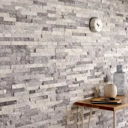 Панель Pharaon Classic кварцит бело-серый 150х600х10-20мм (уп 7 шт)